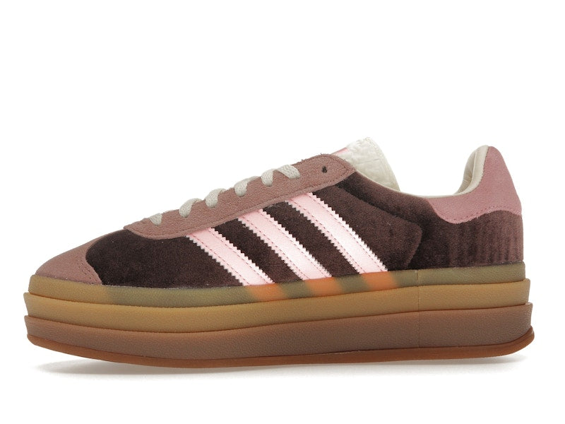adidas Gazelle Bold Shadow Brown Warm Clay Glow Pink (Women's)