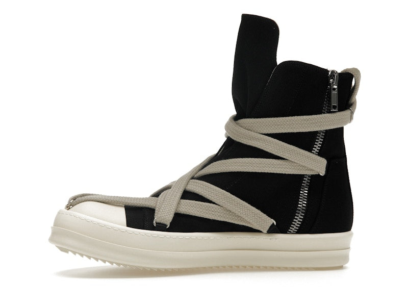 Rick Owens DRKSHDW Hexa High Black Pearl Milk Fat Lace