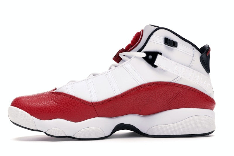 Jordan 6 Rings White University Red