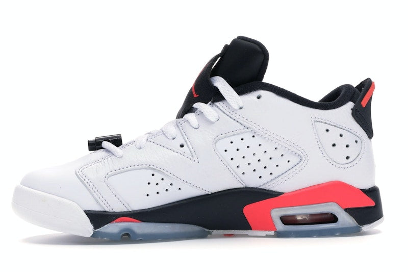 Jordan 6 Retro Low White Infrared 23 Black (GS)
