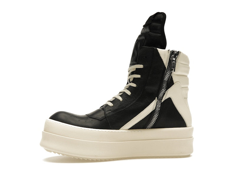 Rick Owens Mega Bumper Geobasket Black Milk