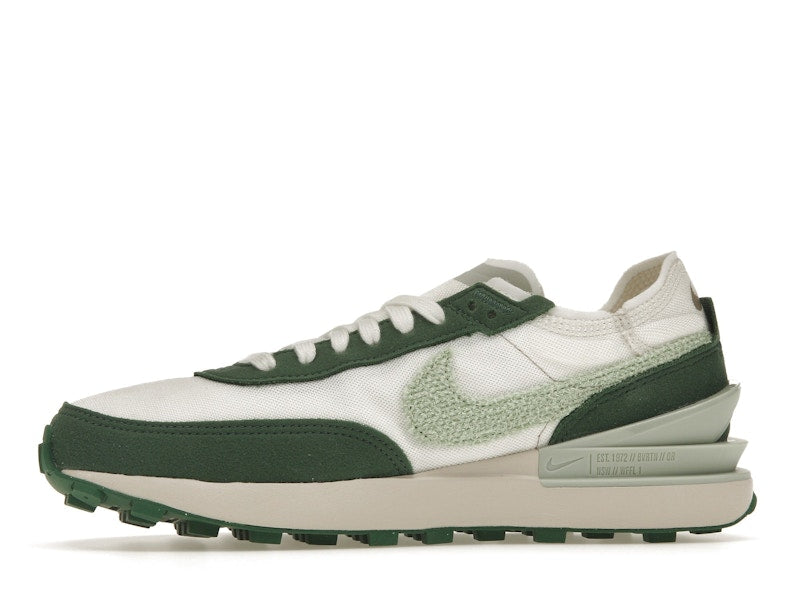 Nike Waffle One Summit White Moon Fossil Gorge Green Honeydew (Women's)
