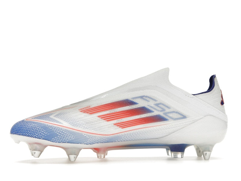 adidas F50 Elite Laceless SG Cloud White Solar Red Lucid Blue