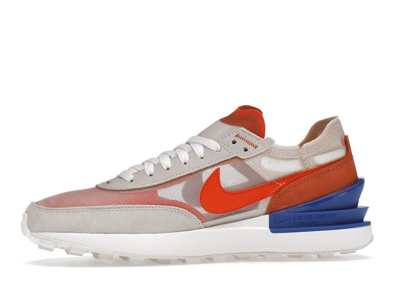 Nike Waffle One Pearl White Game Royal Rush Orange (Women's)