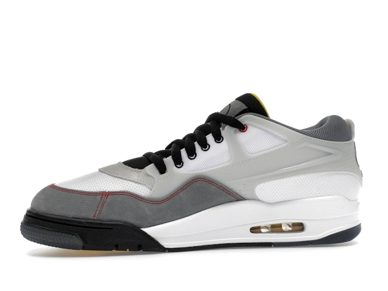 Jordan 4 RM Premium White Black Smoke Grey Fire Red