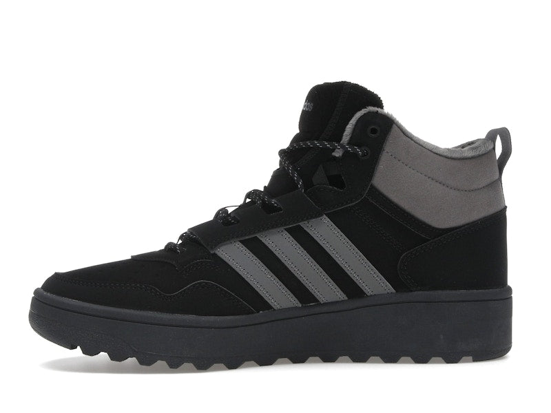adidas Hoops 4.0 Mid Black Grey Four