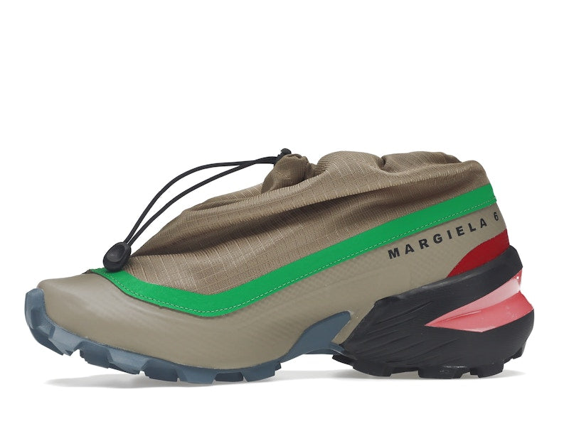 Salomon Cross Low Drawstring MM6 Maison Margiela Kelp Vintage Khaki Bright Green
