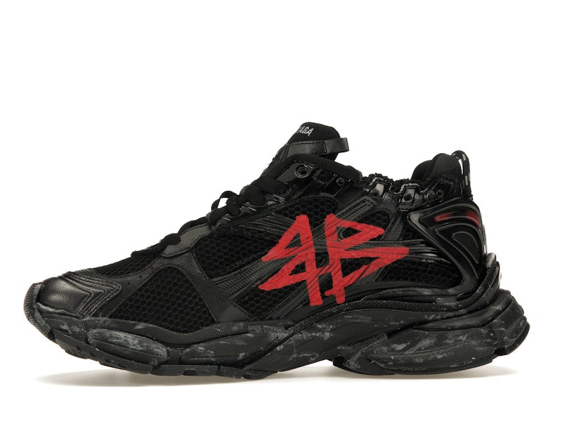 Balenciaga Runner Graffiti Black Red