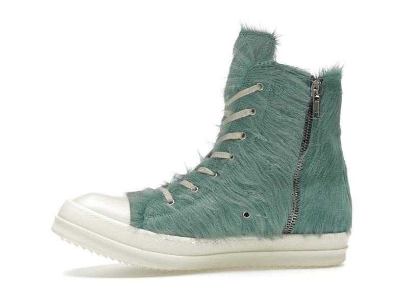 Rick Owens Strobe High Pony Hair Aqua