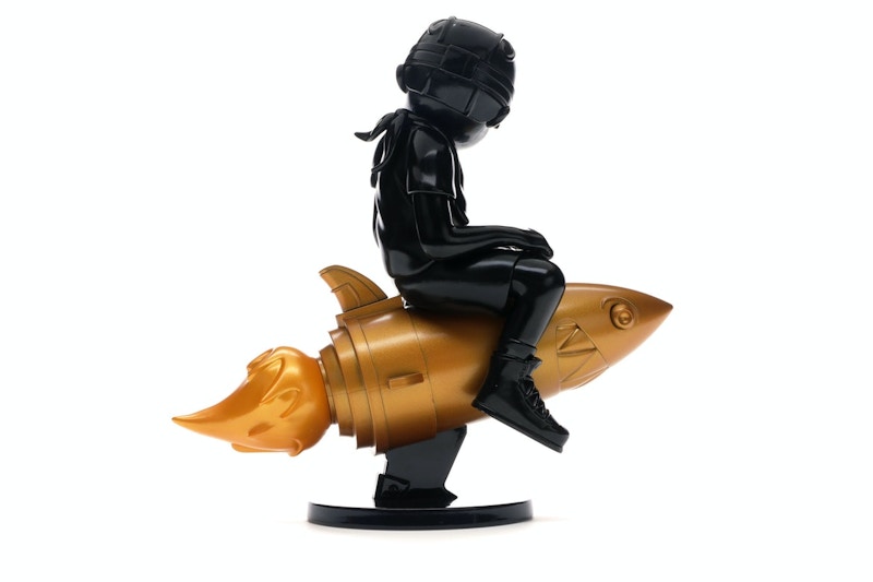 Hebru Brantley x Billionaire Boys Club x Bait Beyond The Beyond Fly Boy Figure 9 Inches Black/Gold