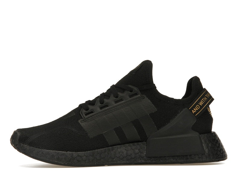 adidas NMD R1 V2 Black Gold Metallic