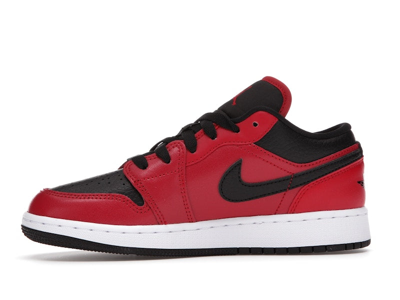Jordan 1 Low Gym Red Black Pebbled (GS)