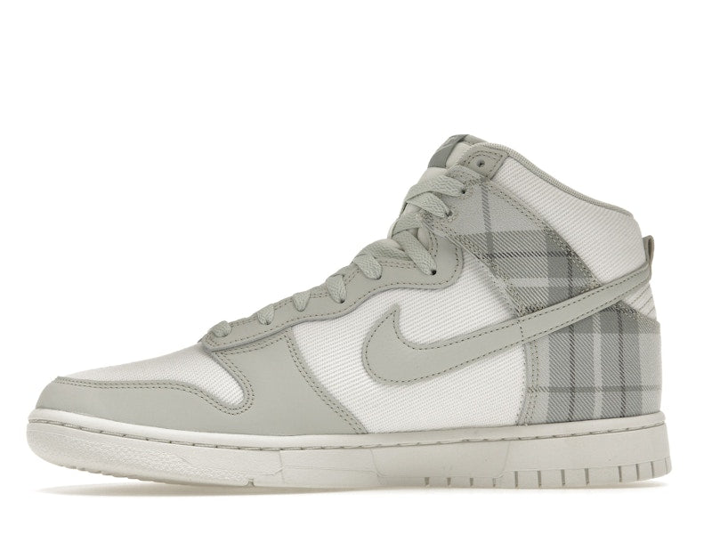 Nike Dunk High SE Tartan Plaid White Light Green