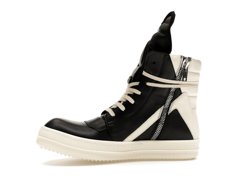 Rick Owens Luxor Geobasket Black Milk
