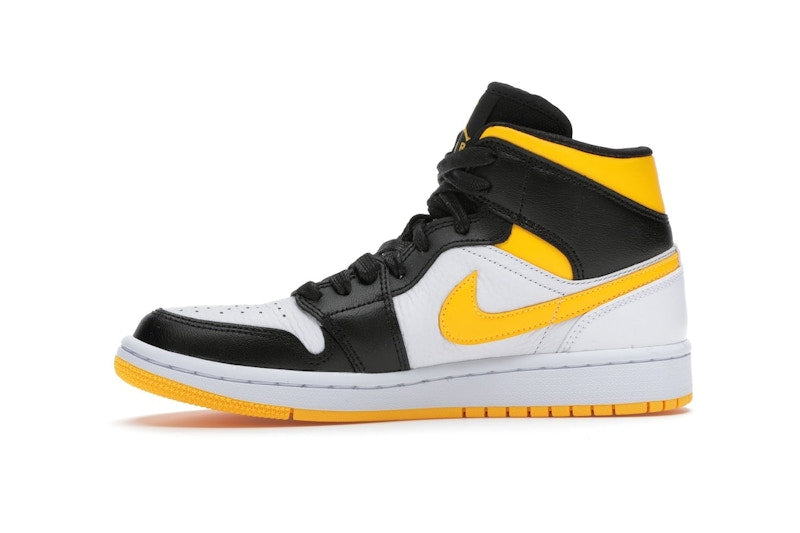 Jordan 1 Mid Laser Orange Black (Women's)