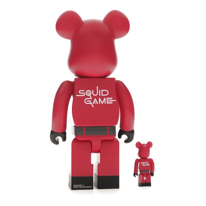 Bearbrick x Squid Game Guard (Triangle) 100% & 400% Set