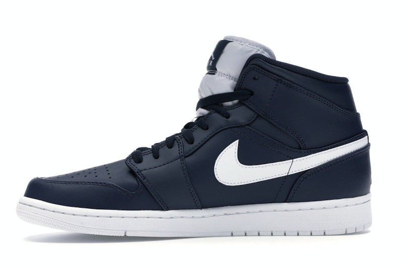 Jordan 1 Retro Mid Obsidian White
