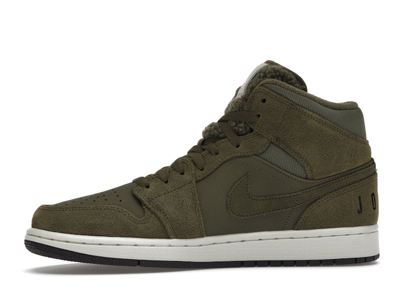 Jordan 1 Mid Olive Canvas (2018)