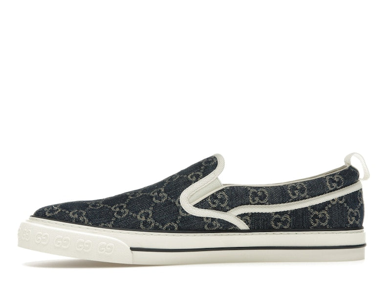 Gucci Tennis 1977 Slip On Denim