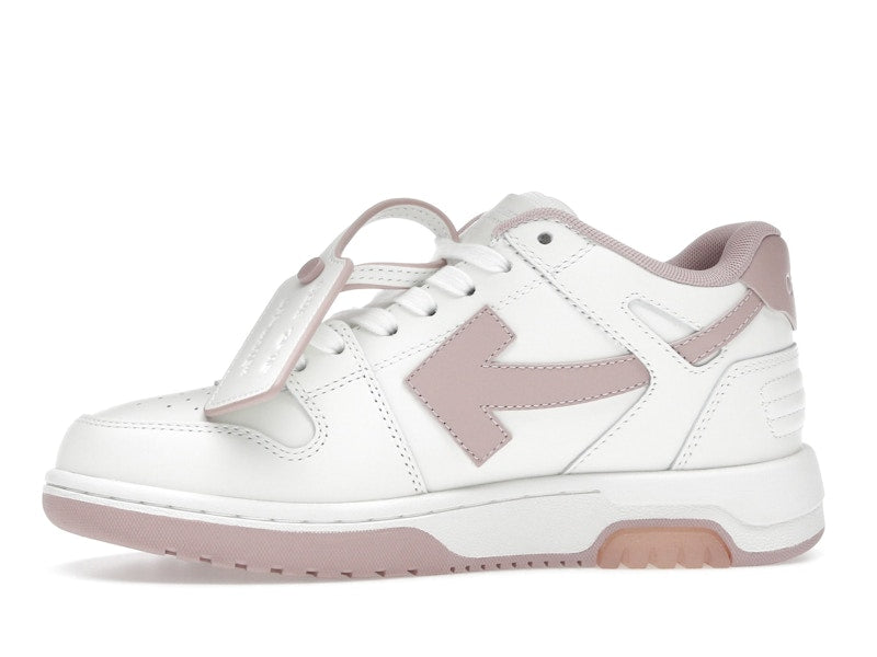 OFF-WHITE Out Of Office OOO Low Tops White Pink (Women's)