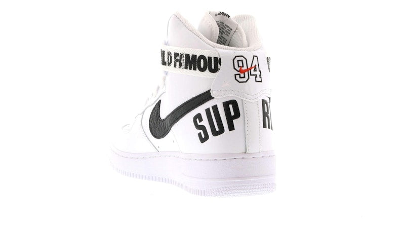 Nike Air Force 1 High Supreme World Famous White