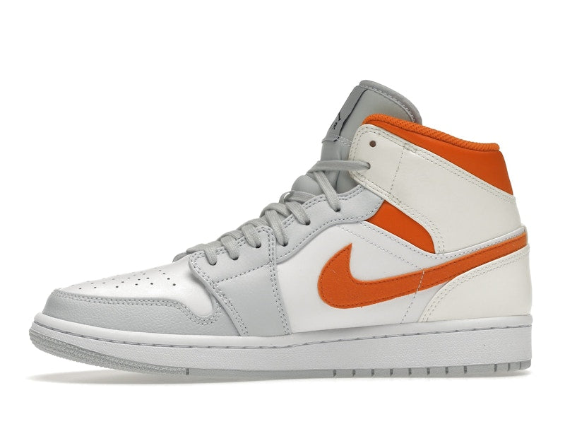 Jordan 1 Mid Starfish Pure Platinum