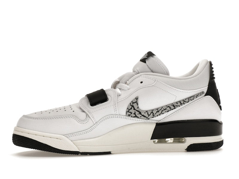 Jordan Legacy 312 Low White Black Elephant Swoosh