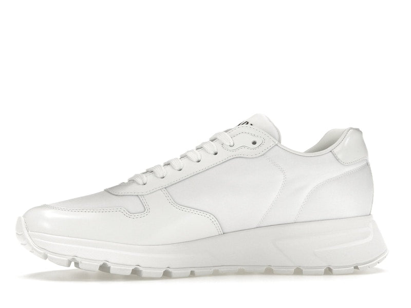 Prada PRAX 01 Sneakers Re-Nylon Brushed Leather White White