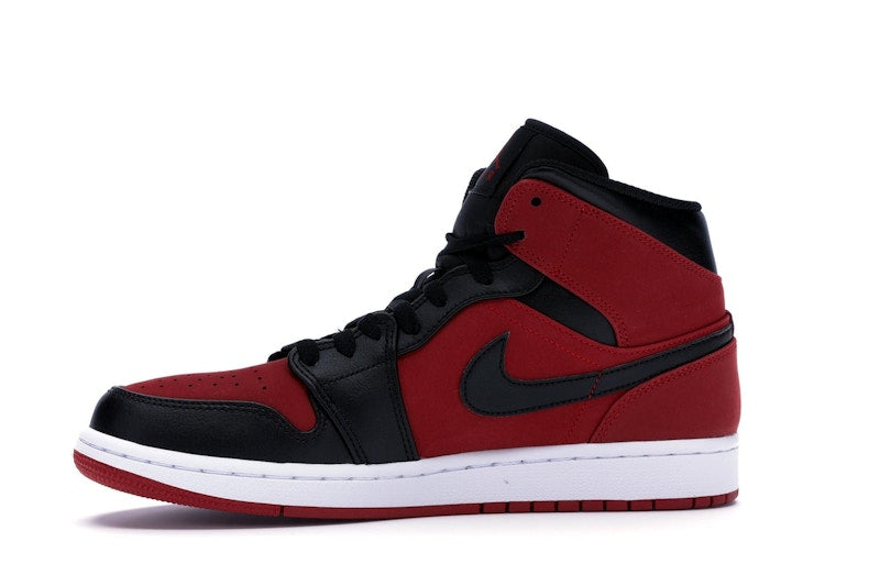 Jordan 1 Mid Gym Red Black