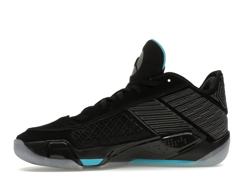 Jordan 38 Low Black Gamma Blue (Translucent Sole)
