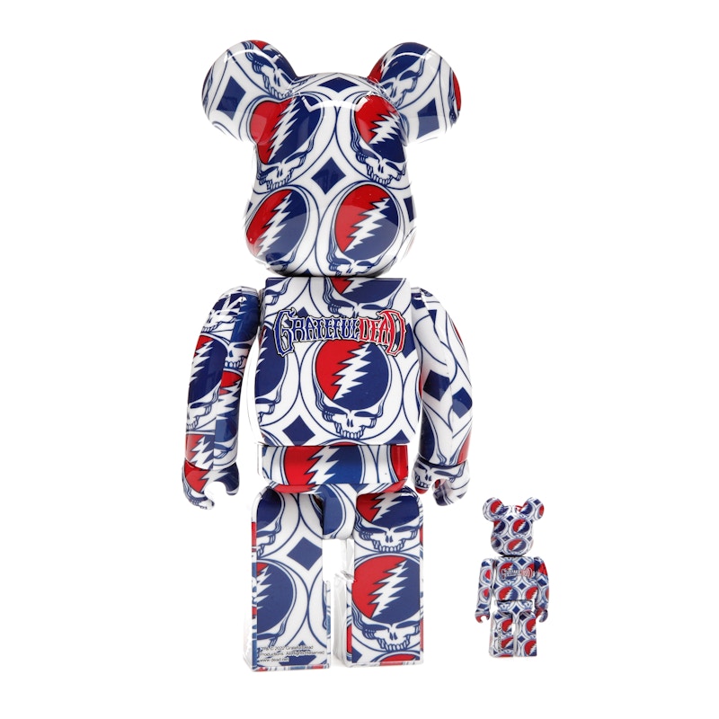 Bearbrick x Grateful Dead (Steal Your Face) 100% & 400% Set