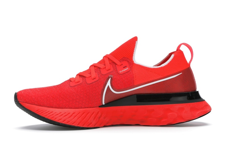 Nike React Infinity Run Flyknit Bright Crimson Black