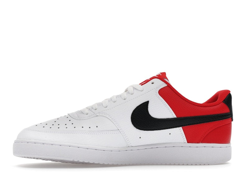 Nike Court Vision Low White Black University Red