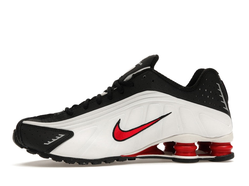 Nike Shox R4 Platinum Tint University Red Black