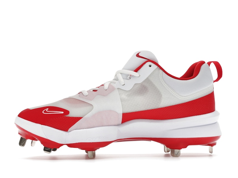 Nike Force Zoom Trout 9 Pro White Team Red University Red