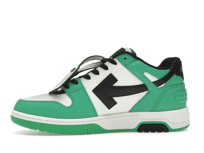 OFF-WHITE Out Of Office "OOO" Low Tops Green Black