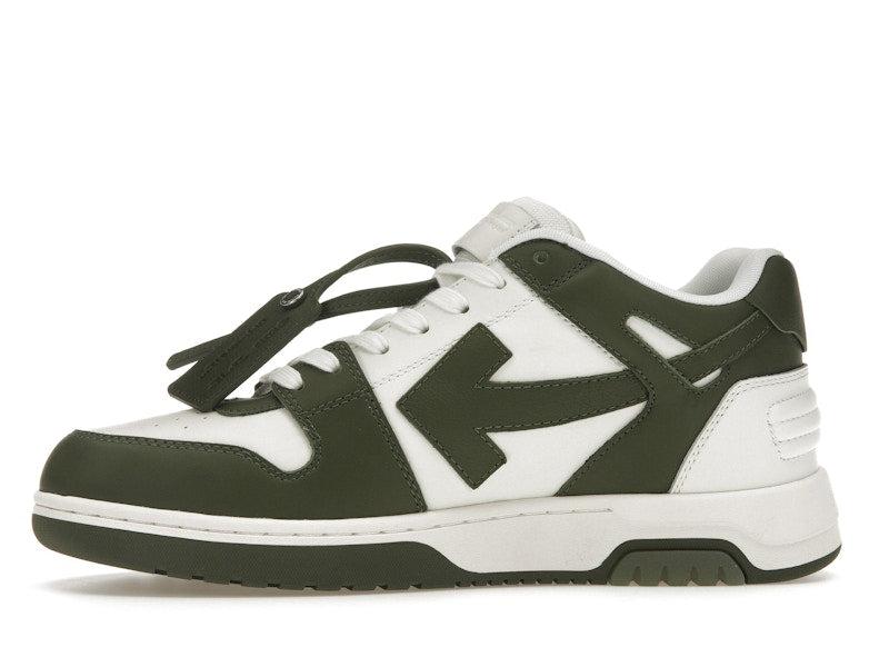 OFF-WHITE Out Of Office OOO Low Tops White Khaki