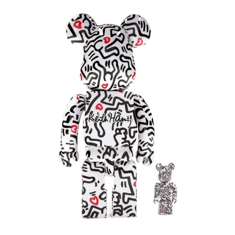 Bearbrick Keith Haring #8 100% & 400% Set