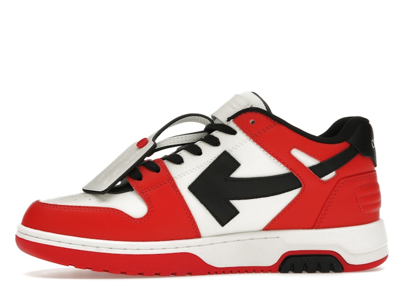 OFF-WHITE Out Of Office OOO Low Tops Red Black (2024)
