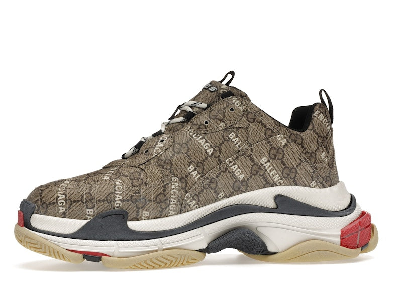 Gucci x Balenciaga The Hacker Project Triple S Beige
