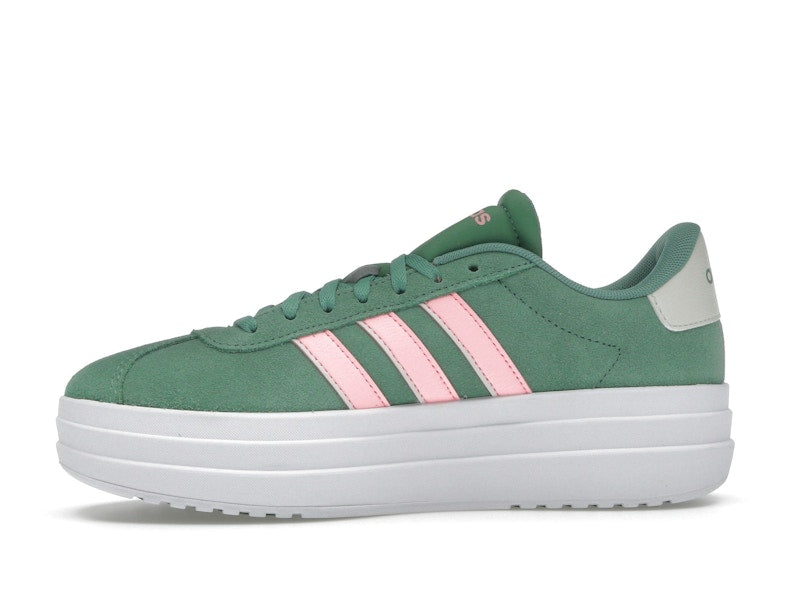 adidas VL Court Bold Preloved Green Pink Spark Ivory (Women's)