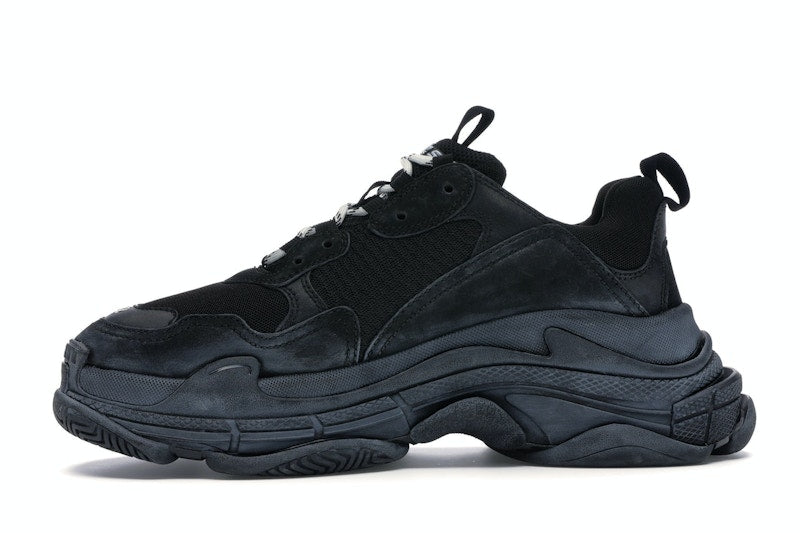 Balenciaga Triple S Triple Black (2018 Reissue) (Pre-Distressed)