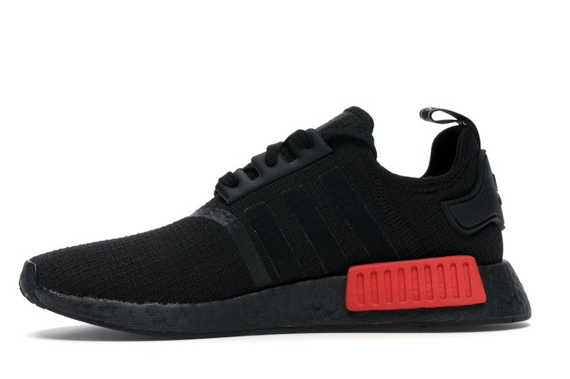 adidas NMD R1 Core Black Lush Red