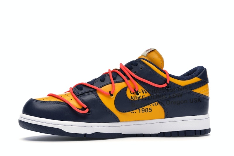 Nike Dunk Low Off-White University Gold