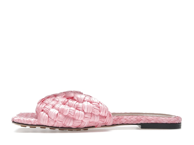 Bottega Veneta Raffia Stretch Flat Sandals Blossom (Women's)