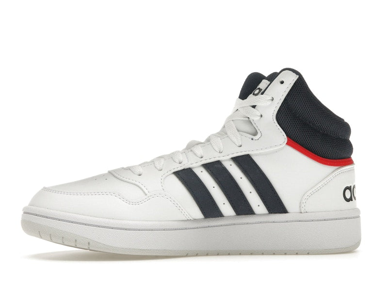 adidas Hoops 3.0 White Navy Red