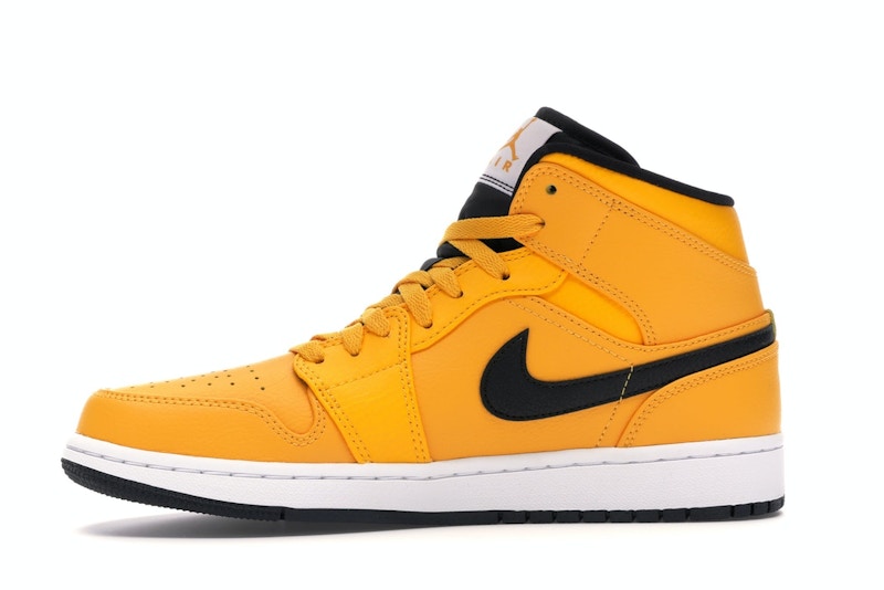 Jordan 1 Mid University Gold Black