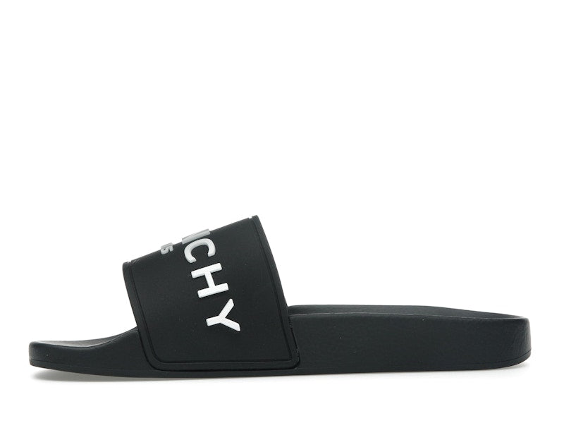 Givenchy Paris Slide Sandals Black