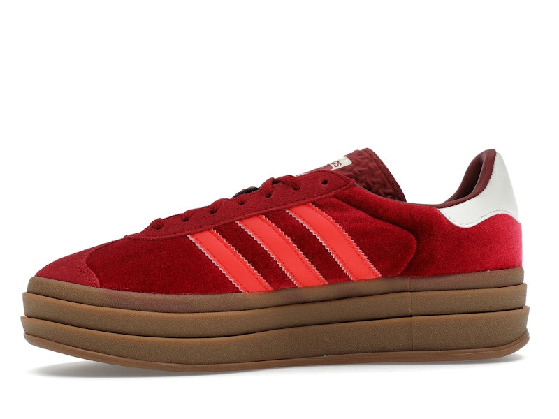 adidas Gazelle Bold Bright Red Velvet (Women's)