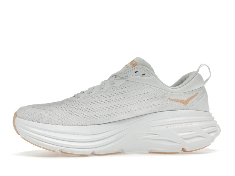Hoka One One Bondi 8 White Cantaloupe (Women's)